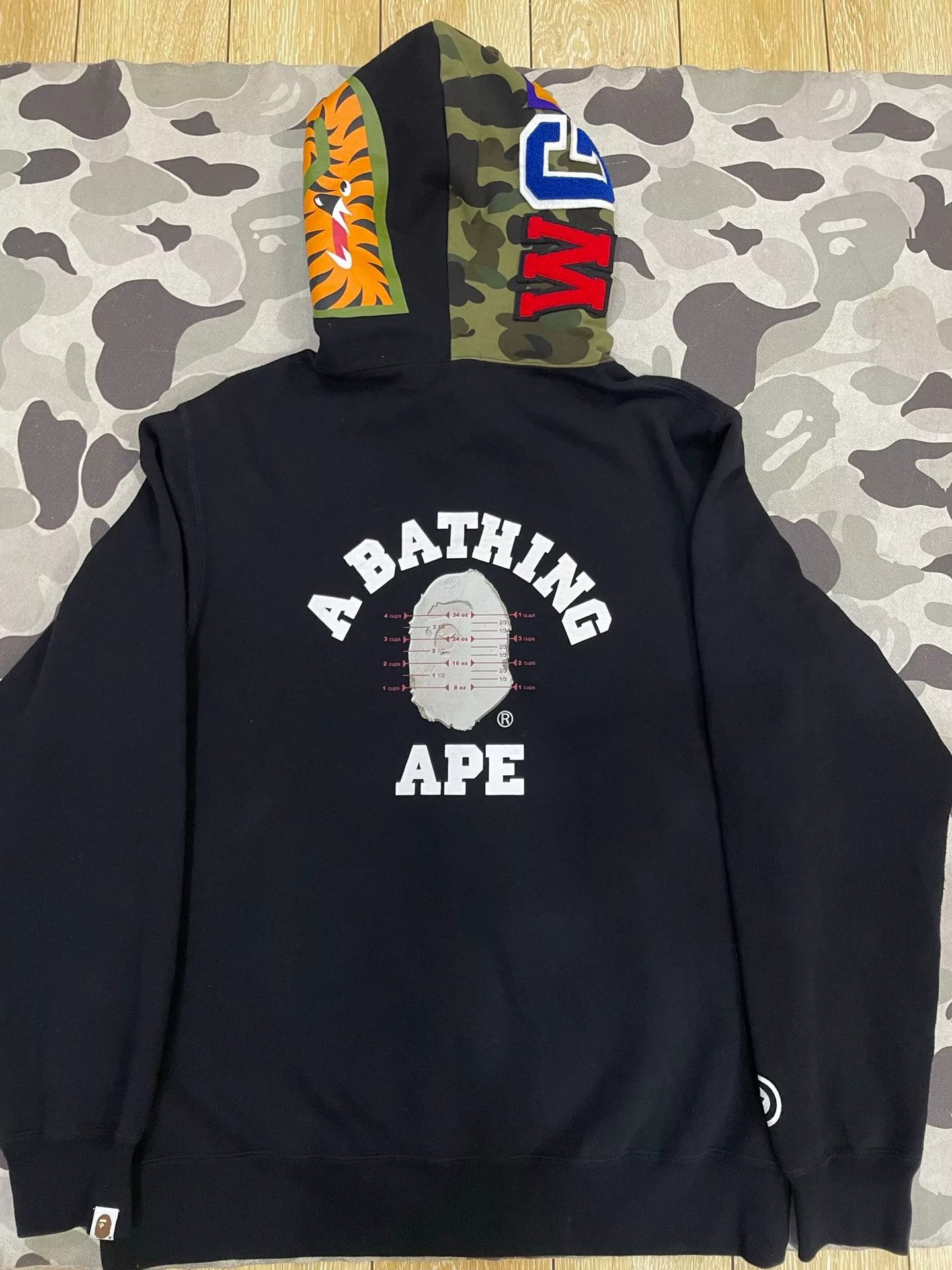 Bape Bape X Multi Glow Sweatshirt Pullover Size US XXL / EU 58 / 5 - 2 Thumbnail