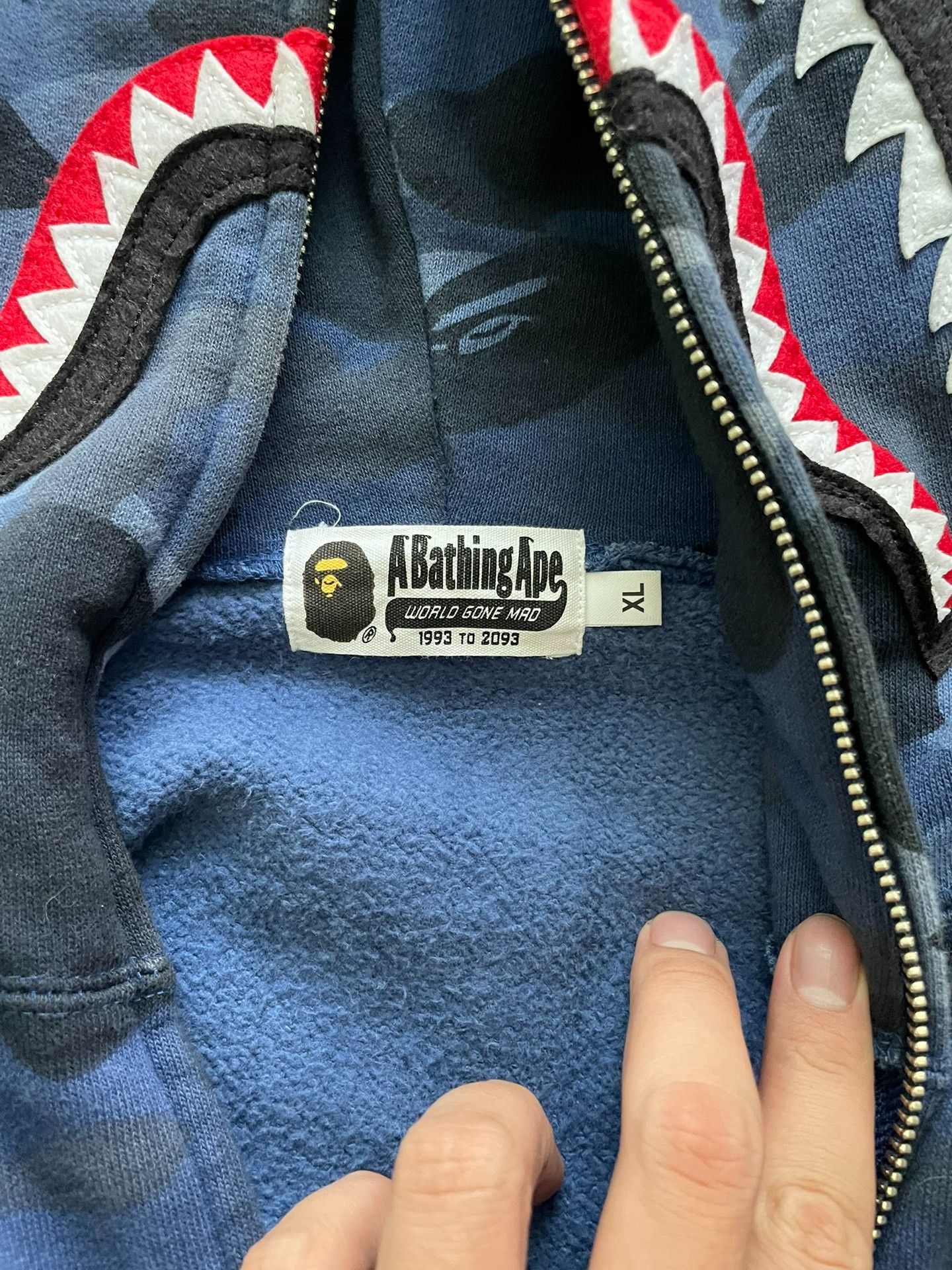 Bape Bape P G Multi Shark Sweatshirt Size US XL / EU 56 / 4 - 4 Thumbnail