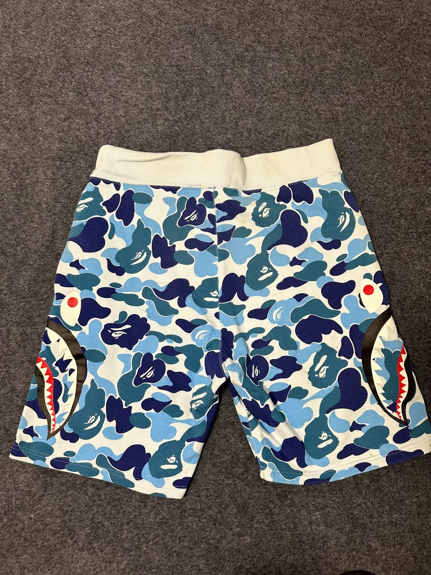 Bape Bape X Multi Shark Shorts Designer Size US 38 / EU 54 - 2 Thumbnail