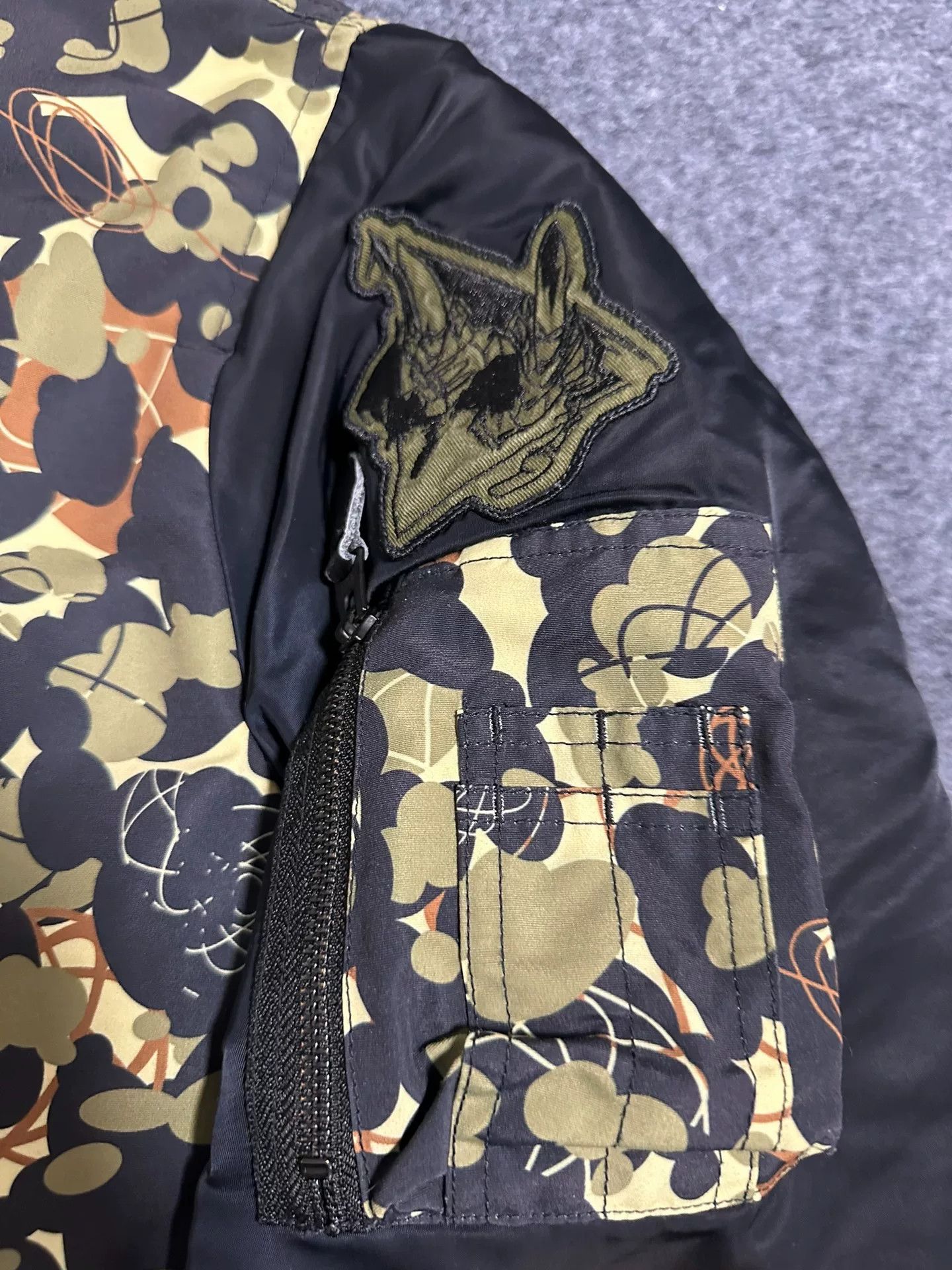 Bape Bape O Multi Shark Jacket Outerwear Size US M / EU 48-50 / 2 - 3 Thumbnail