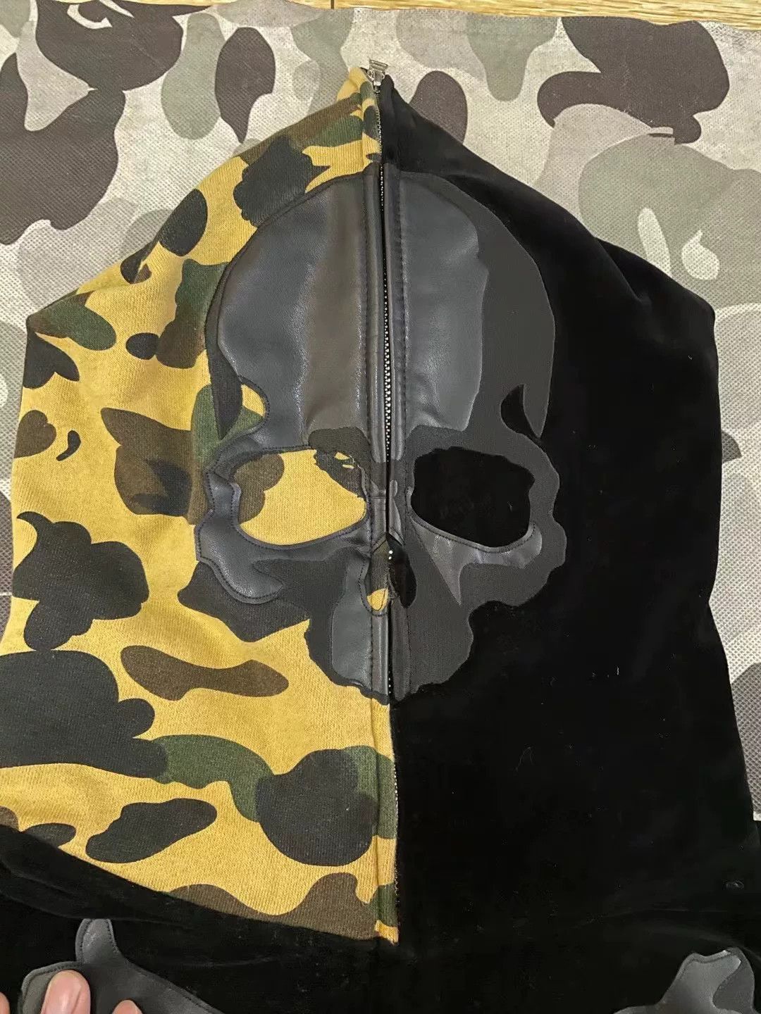 Bape × Mastermind Japan Bape J Multi Glow Sweatshirt Pullover Size US XXL / EU 58 / 5 - 5 Thumbnail