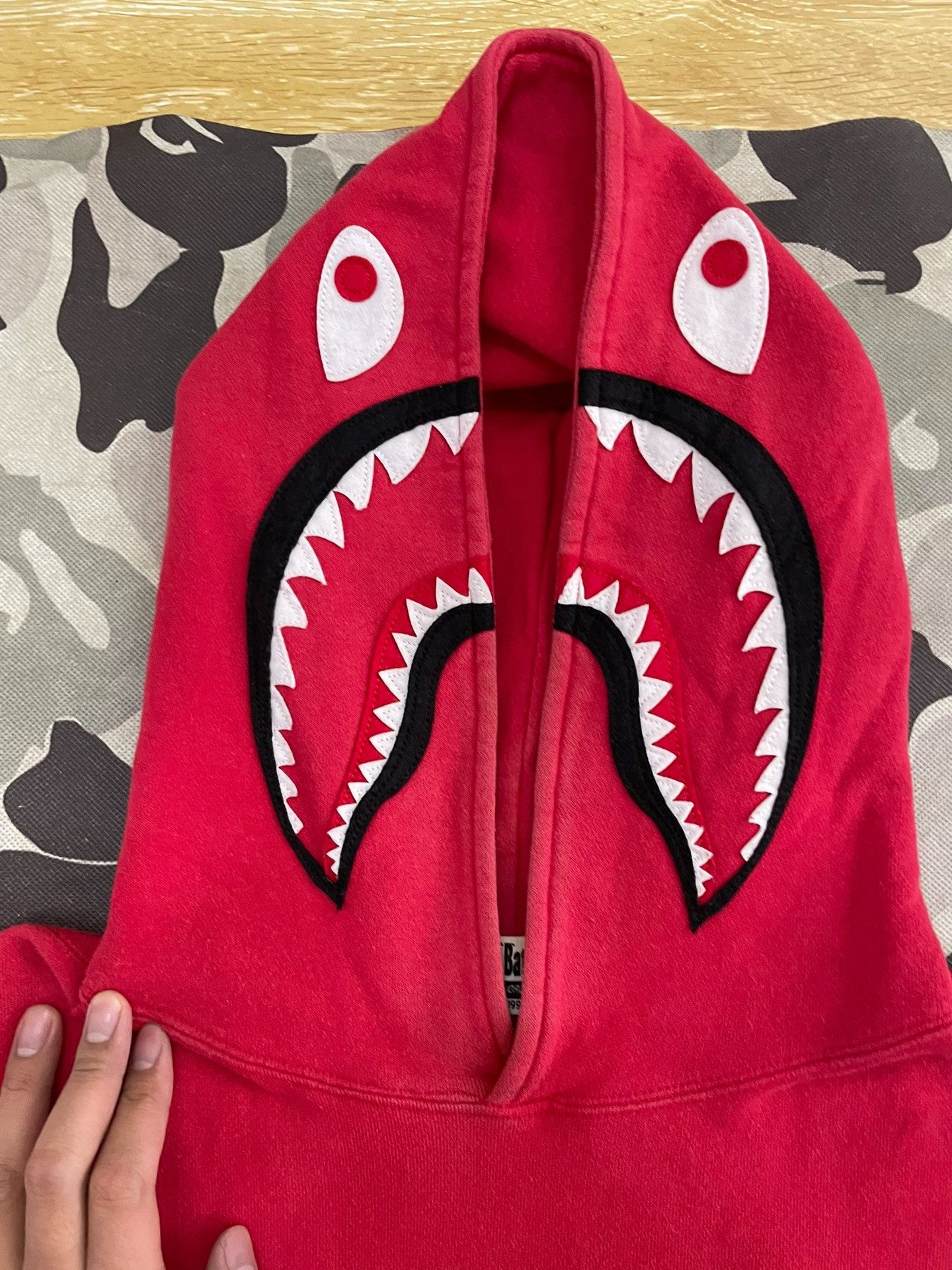 Bape Bape Multi Shark Sweatshirt Pullover Size US XL / EU 56 / 4 - 2 Thumbnail