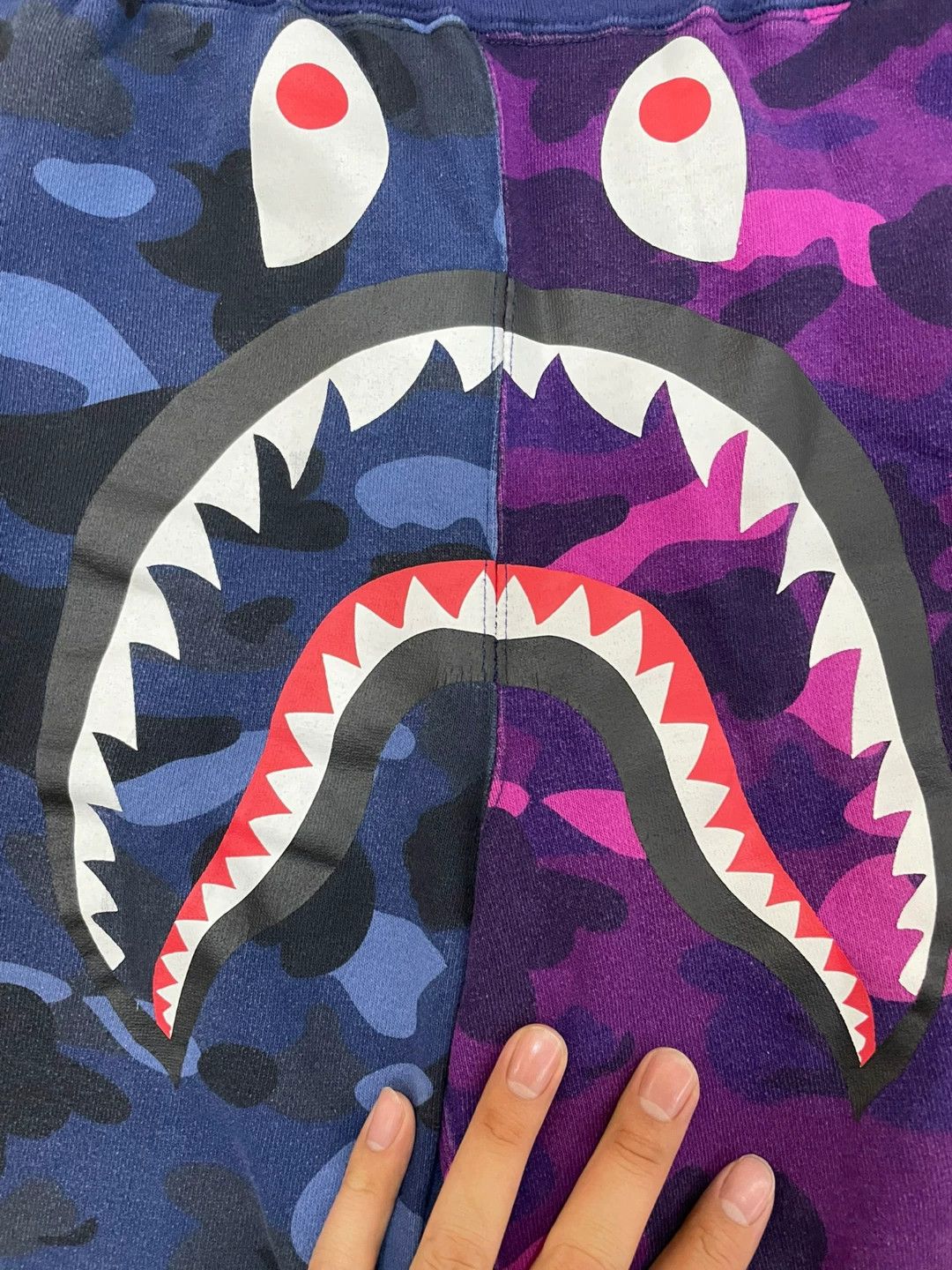 Bape Bape Shark Denim Designer Casual Size US 36 / EU 52 - 3 Thumbnail