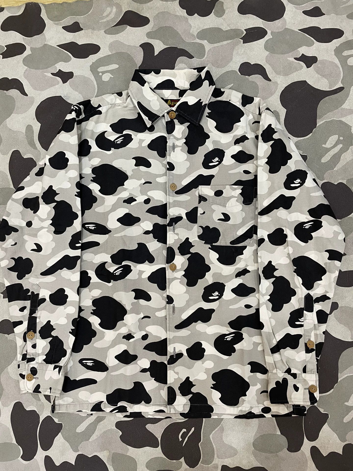 Bape Bape Shark Jacket Outerwear Casual Size US XL / EU 56 / 4 - 2 Thumbnail