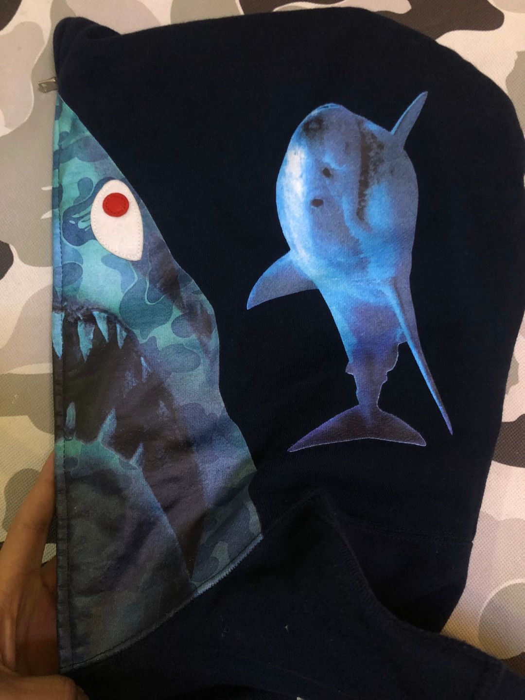 Bape Bape Jwa Shark Sweatshirt Pullover Size US L / EU 52-54 / 3 - 4 Thumbnail