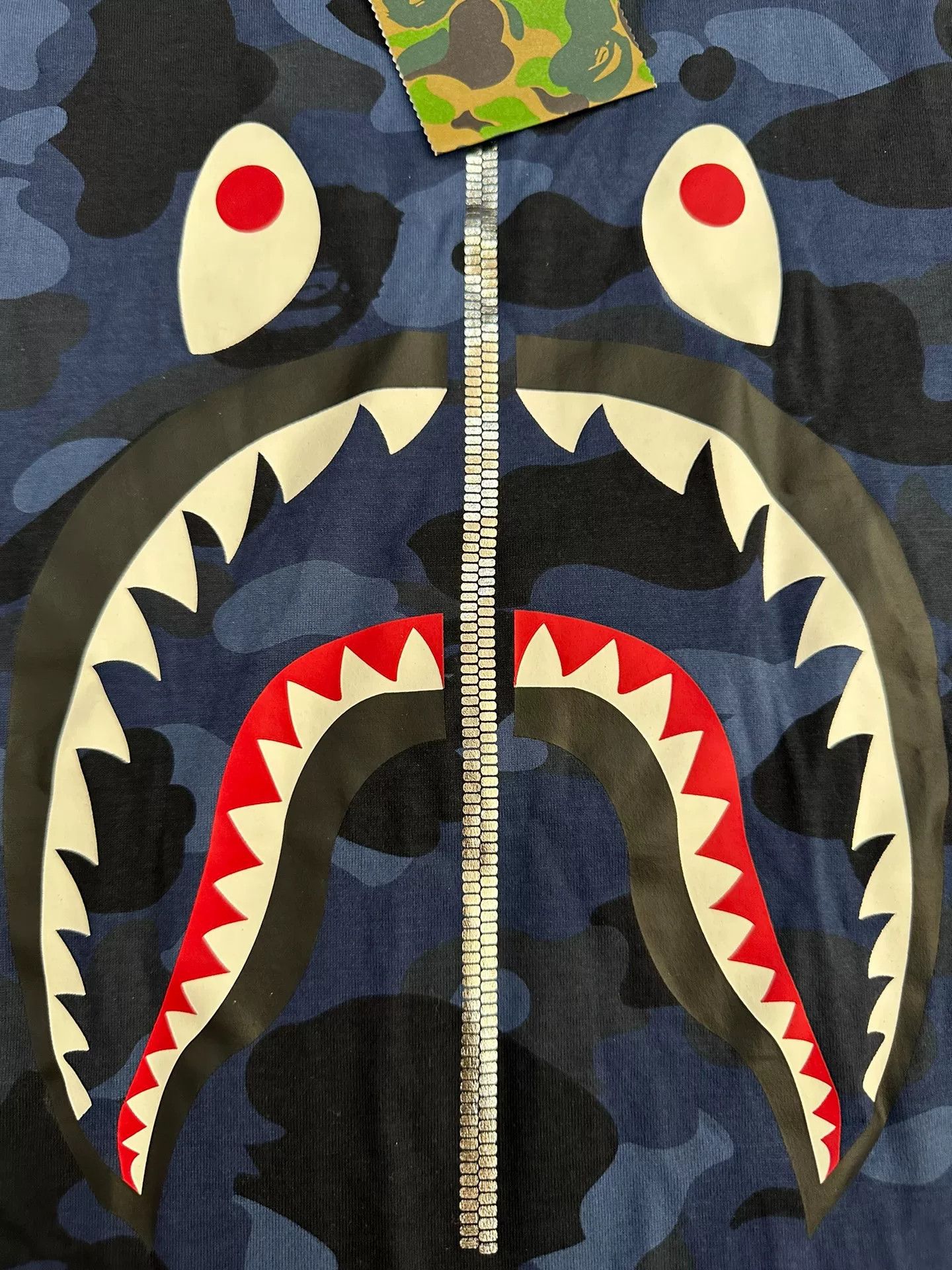 Bape Bape T Multi Shark Long Sleeve Tee Size US XL / EU 56 / 4 - 3 Thumbnail