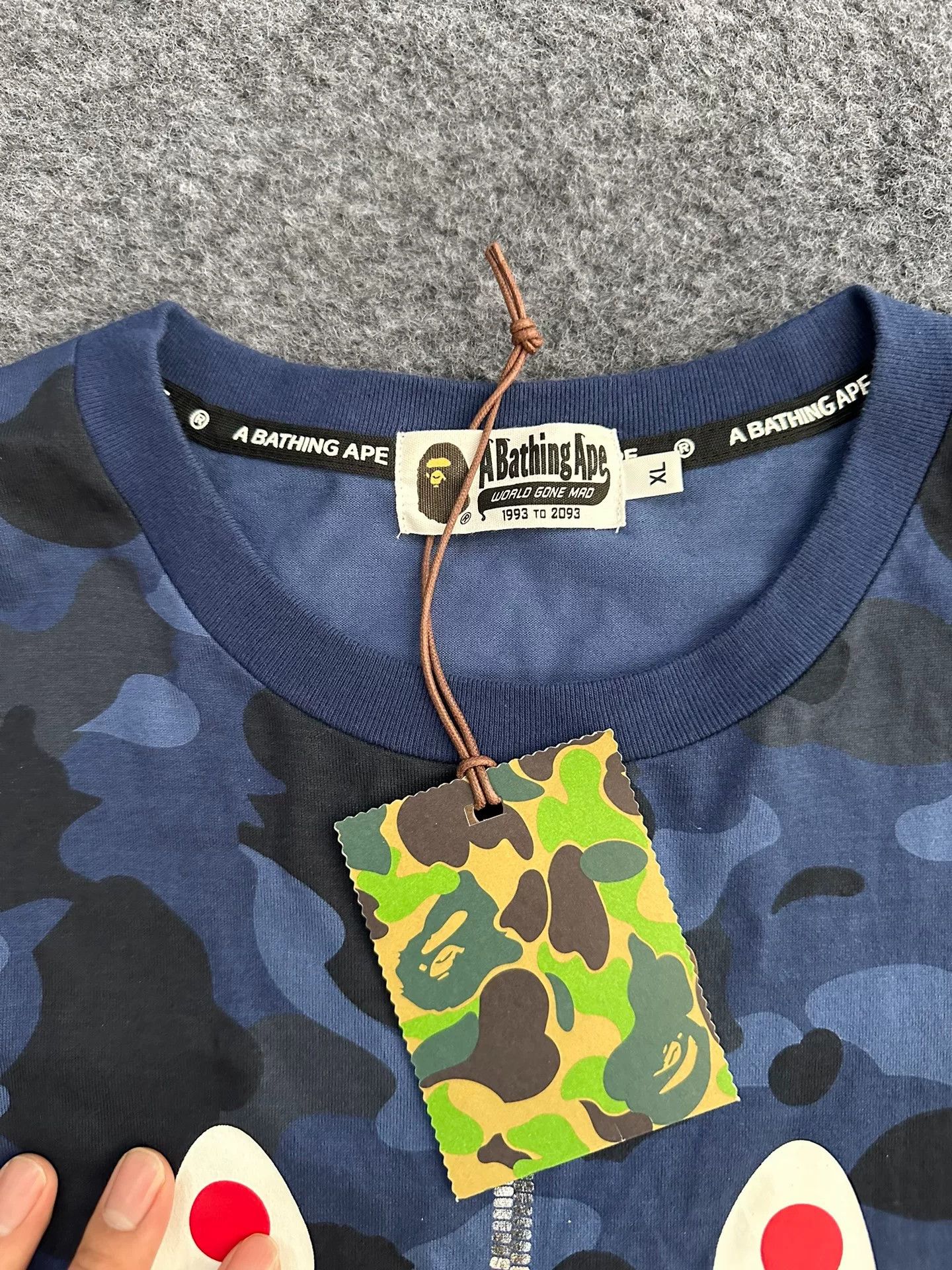 Bape Bape T Multi Shark Long Sleeve Tee Size US XL / EU 56 / 4 - 4 Thumbnail