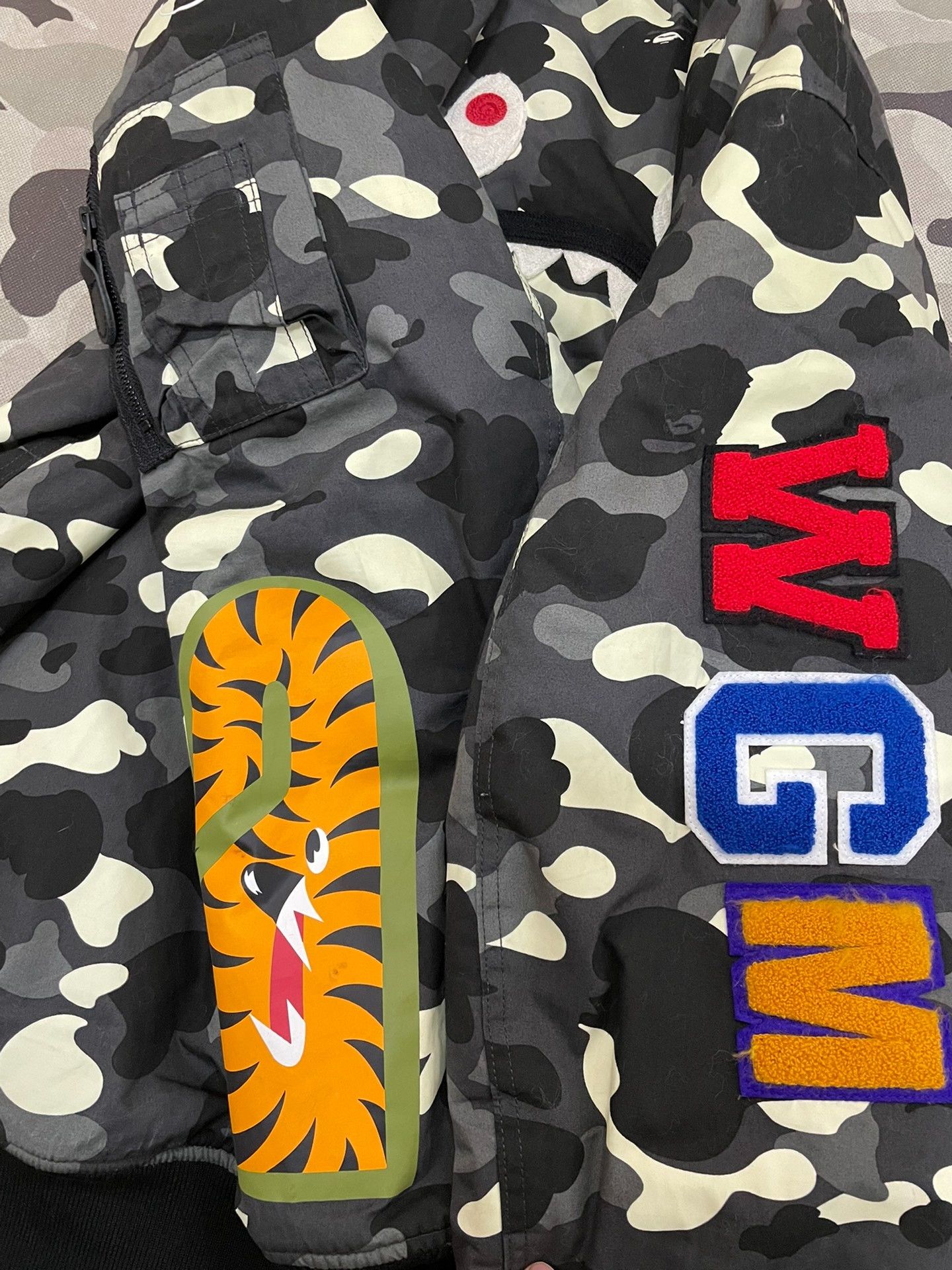 Bape Bape A Shark Jacket Outerwear Casual Size US XL / EU 56 / 4 - 5 Thumbnail