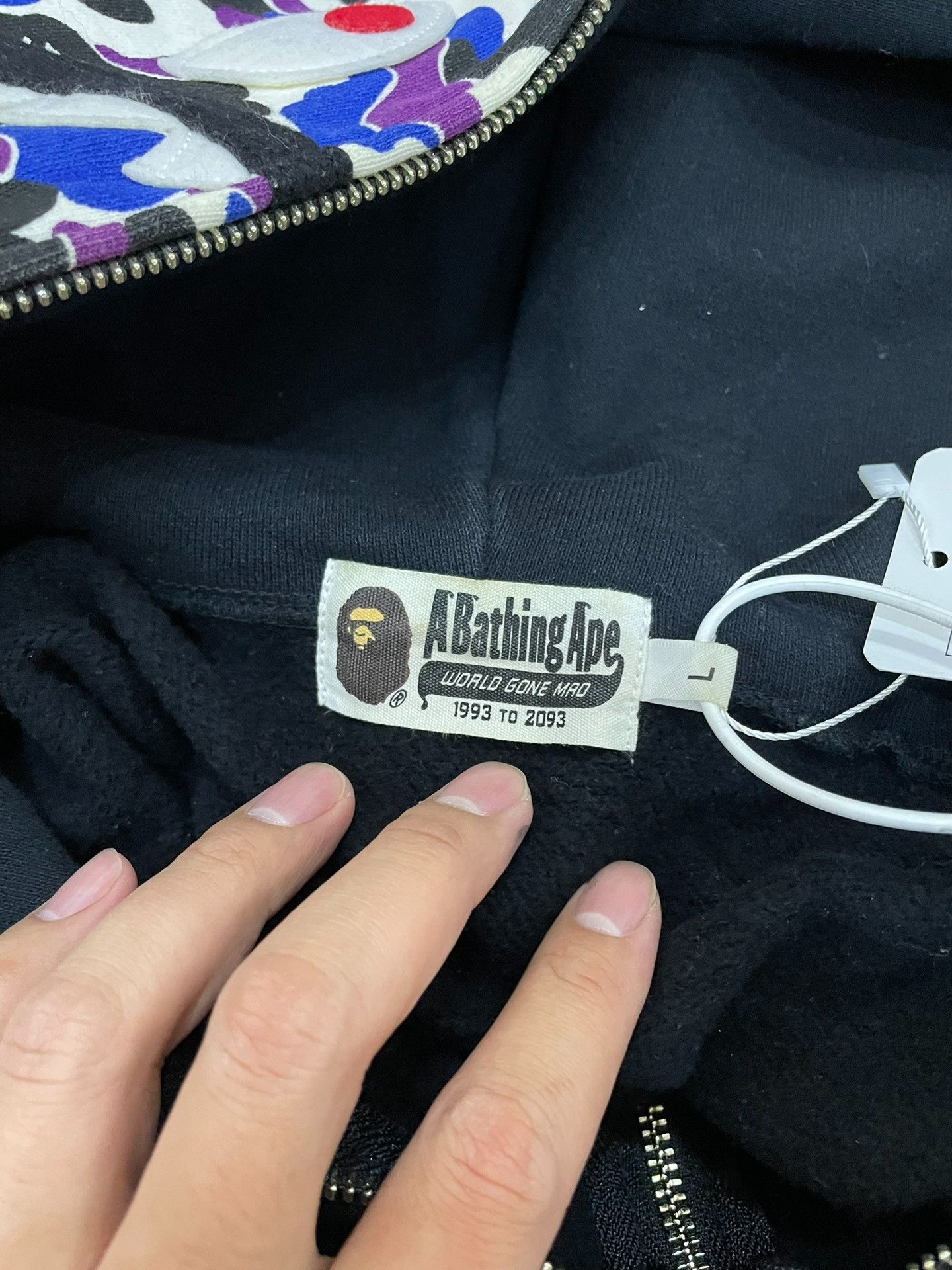 Bape Bape Shark Sweatshirt Pullover Size US L / EU 52-54 / 3 - 6 Thumbnail