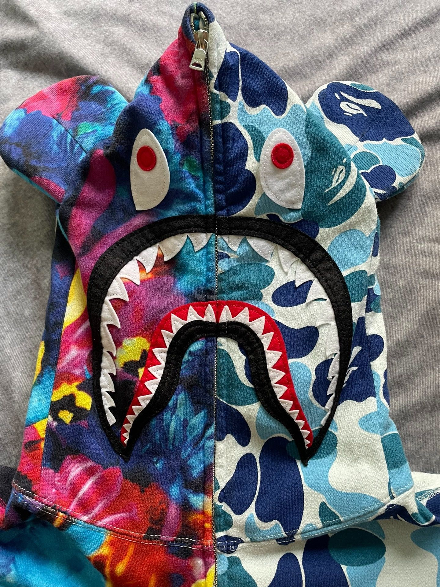 Bape Bape Multi Shark Triple Collab Size US L / EU 52-54 / 3 - 5 Thumbnail
