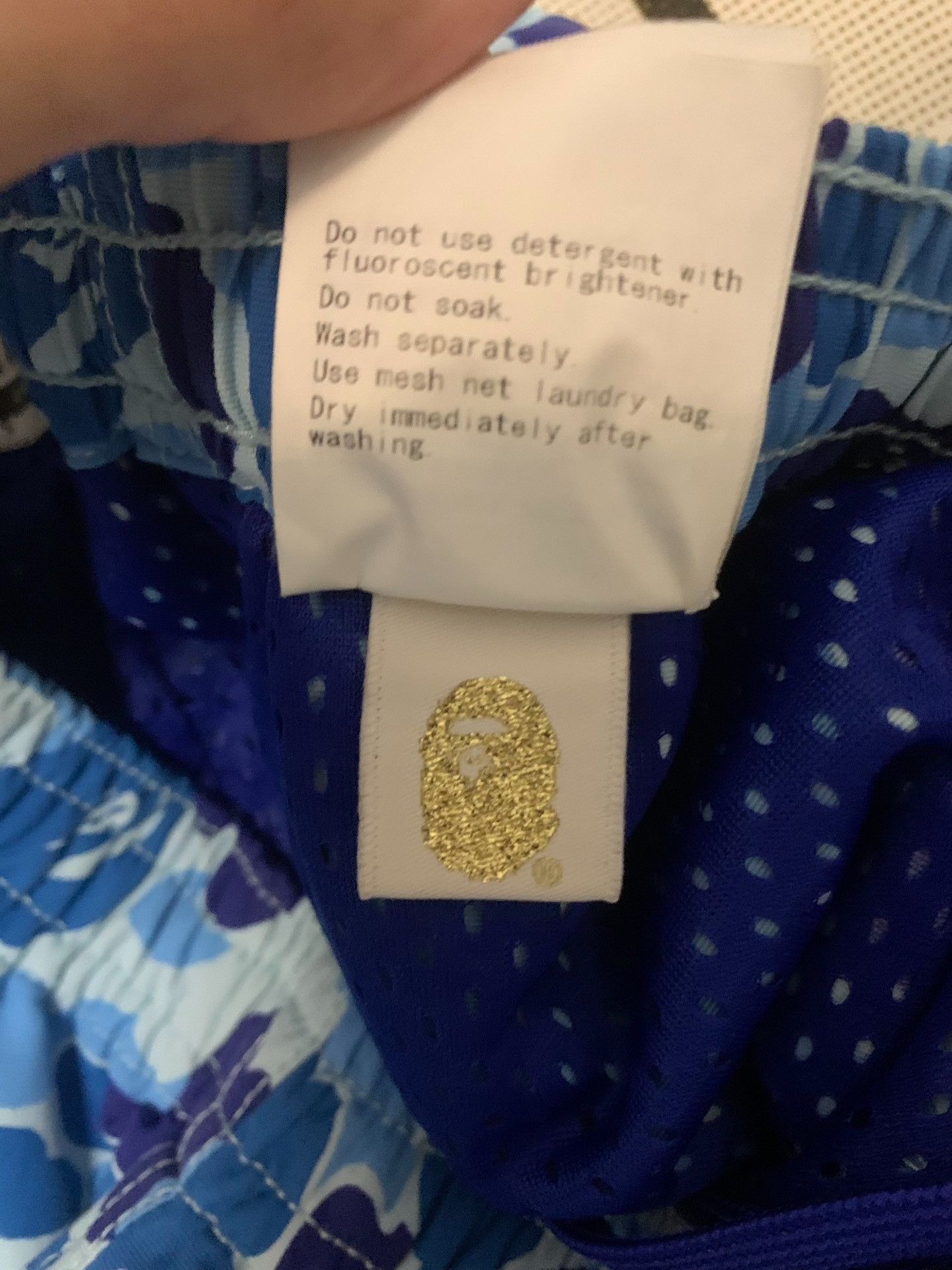 Bape Bape Camo Ape Blue Shorts M Men Size US 32 / EU 48 - 6 Thumbnail