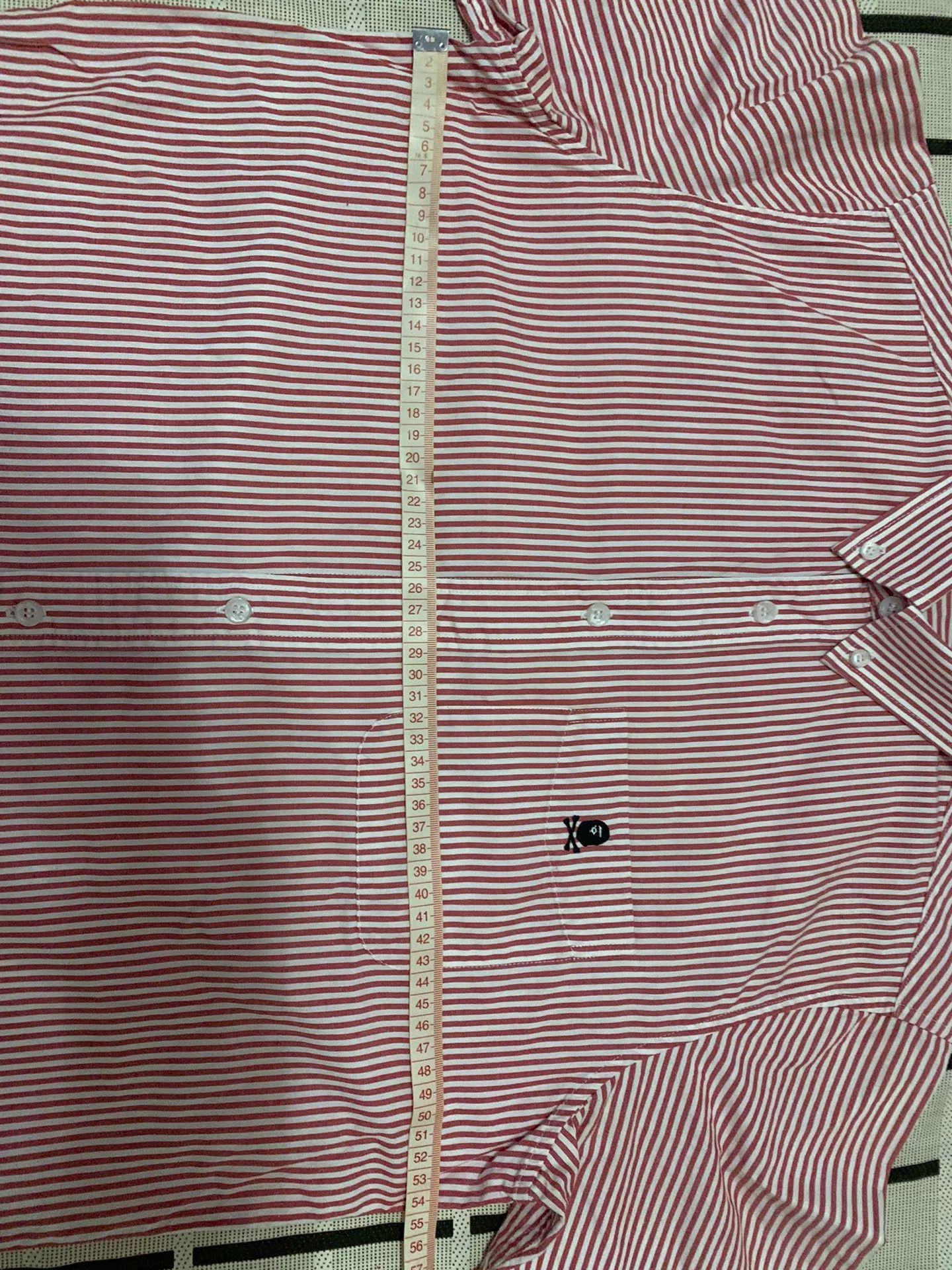 Bape Bape Striped Pink Shirt L Men Size US L / EU 52-54 / 3 - 3 Thumbnail