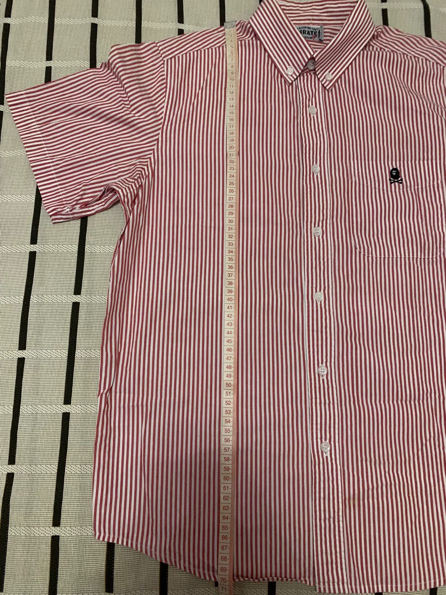 Bape Bape Striped Pink Shirt L Men Size US L / EU 52-54 / 3 - 2 Thumbnail