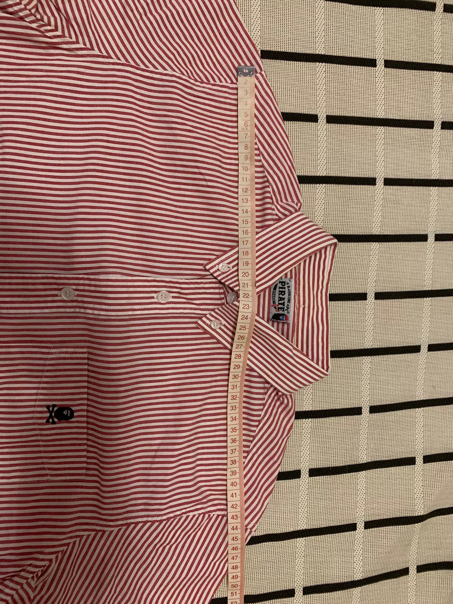 Bape Bape Striped Pink Shirt L Men Size US L / EU 52-54 / 3 - 4 Thumbnail