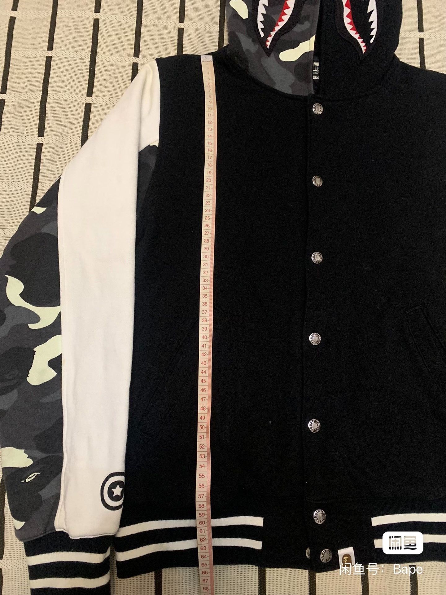 Bape Bape Shark Camo Heavy Coat M Men Size US M / EU 48-50 / 2 - 8 Thumbnail