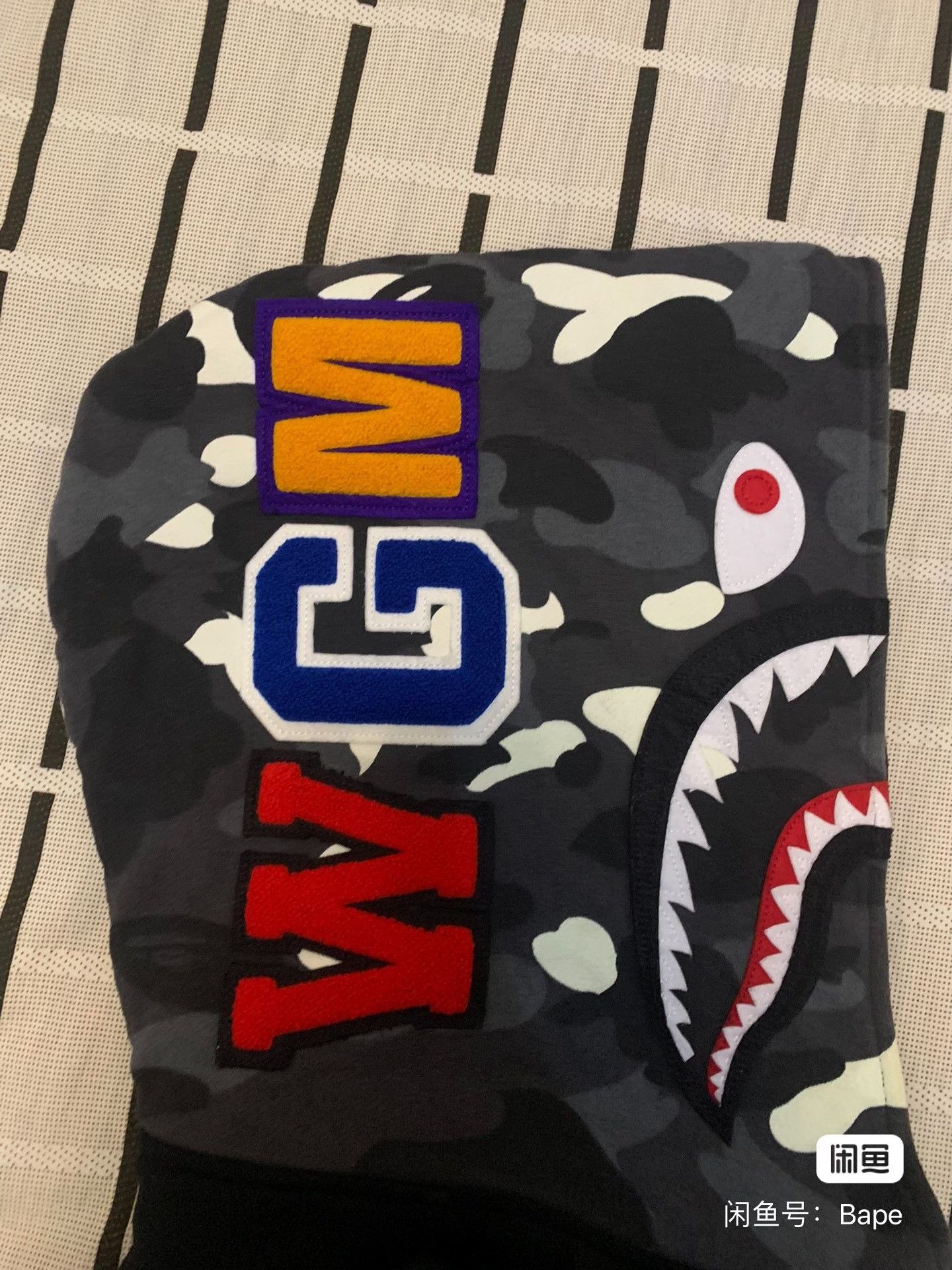 Bape Bape Shark Camo Heavy Coat M Men Size US M / EU 48-50 / 2 - 3 Thumbnail