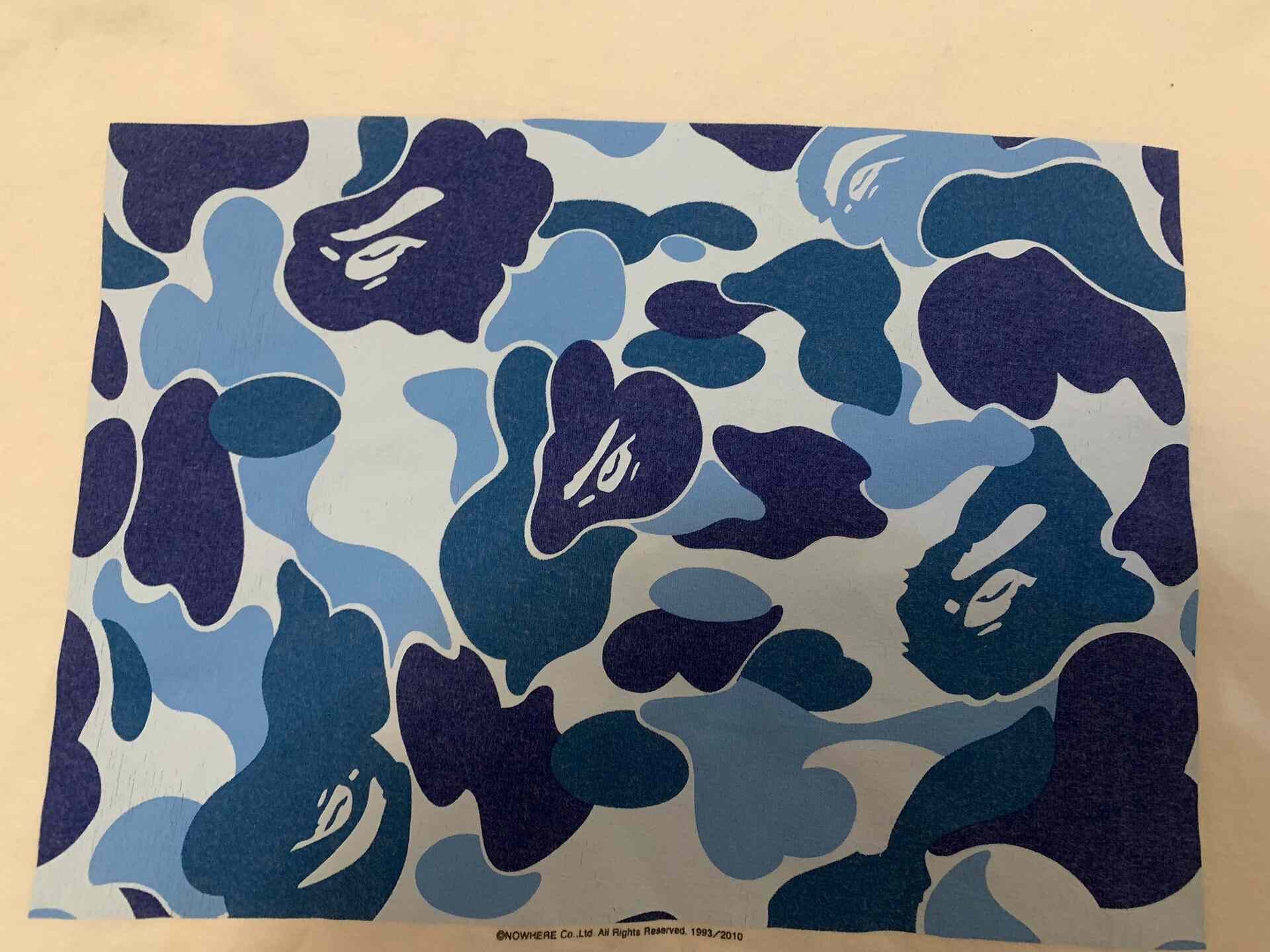 Bape Bape Camo Blue T-Shirt M Men Size US M / EU 48-50 / 2 - 2 Thumbnail