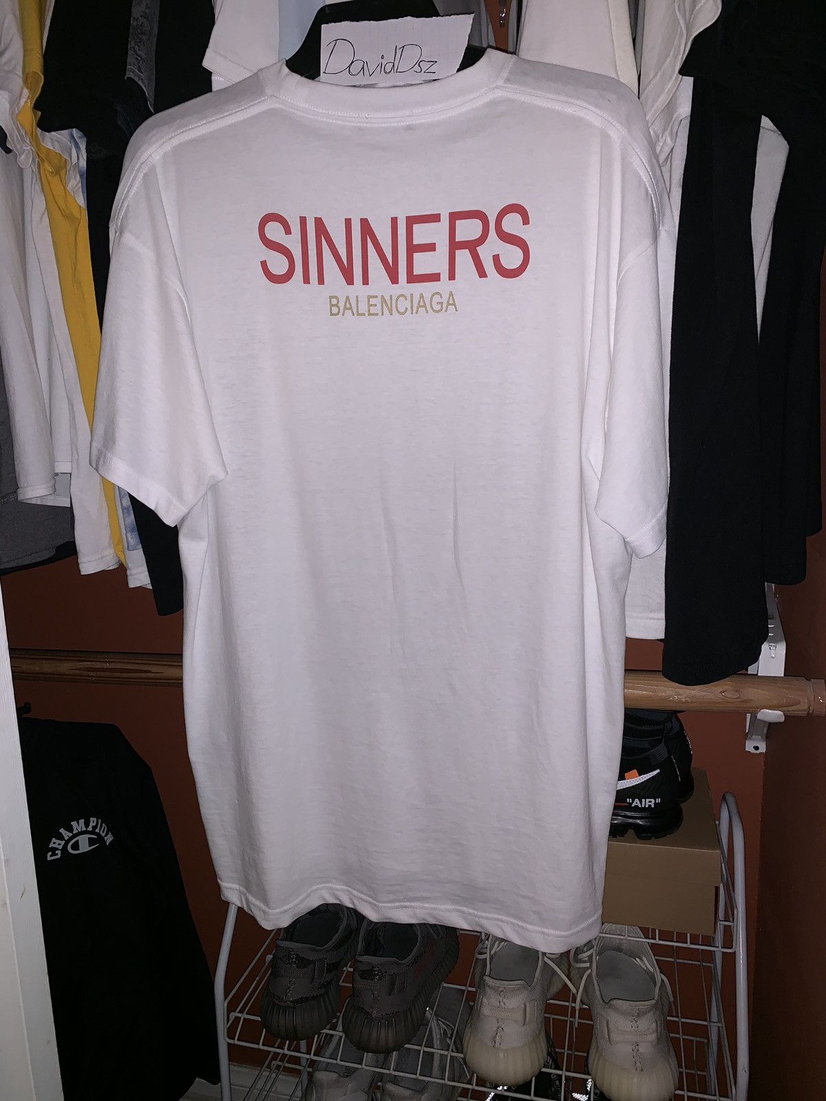 Sinners balenciaga shirt online