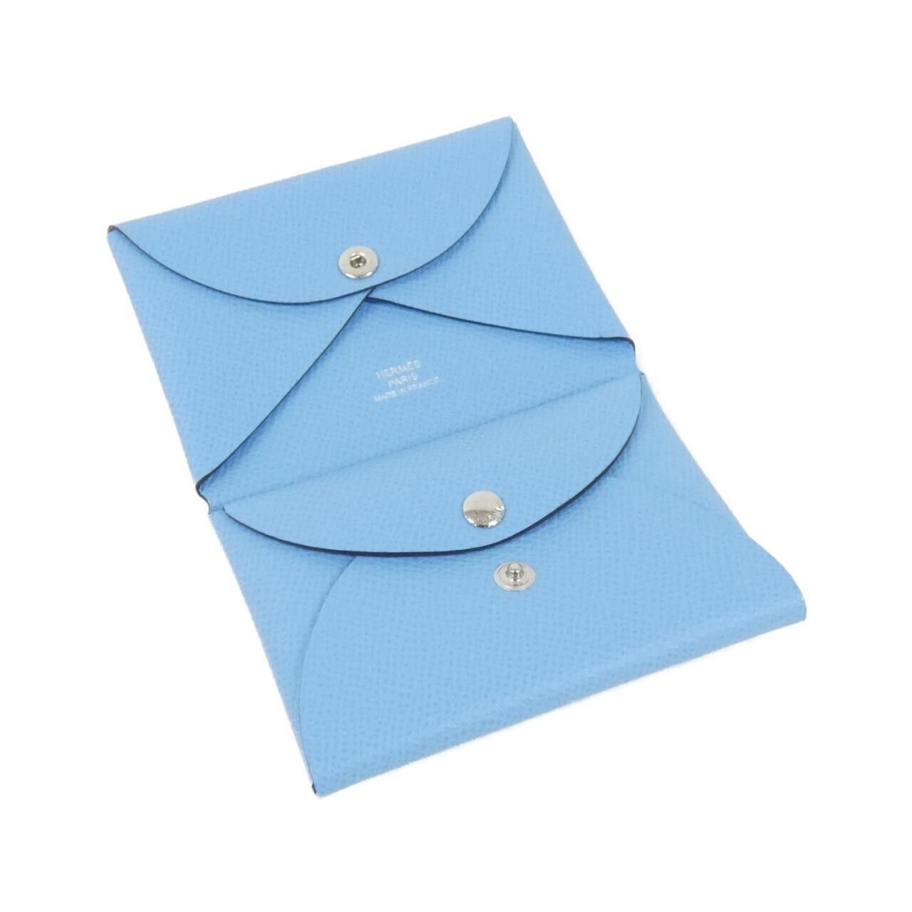 Hermes Hermes Hermes Calvi Duo Epsom card case Leather Coin Case B DUTY FREE for USA Size ONE SIZE - 2 Thumbnail