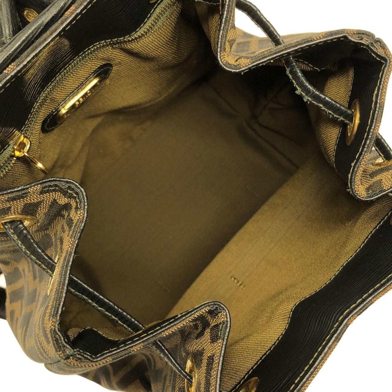 Fendi Fendi Fendi Canvas Leather Backpack Leather Backpack DUTY FREE for USA Size ONE SIZE - 8 Thumbnail