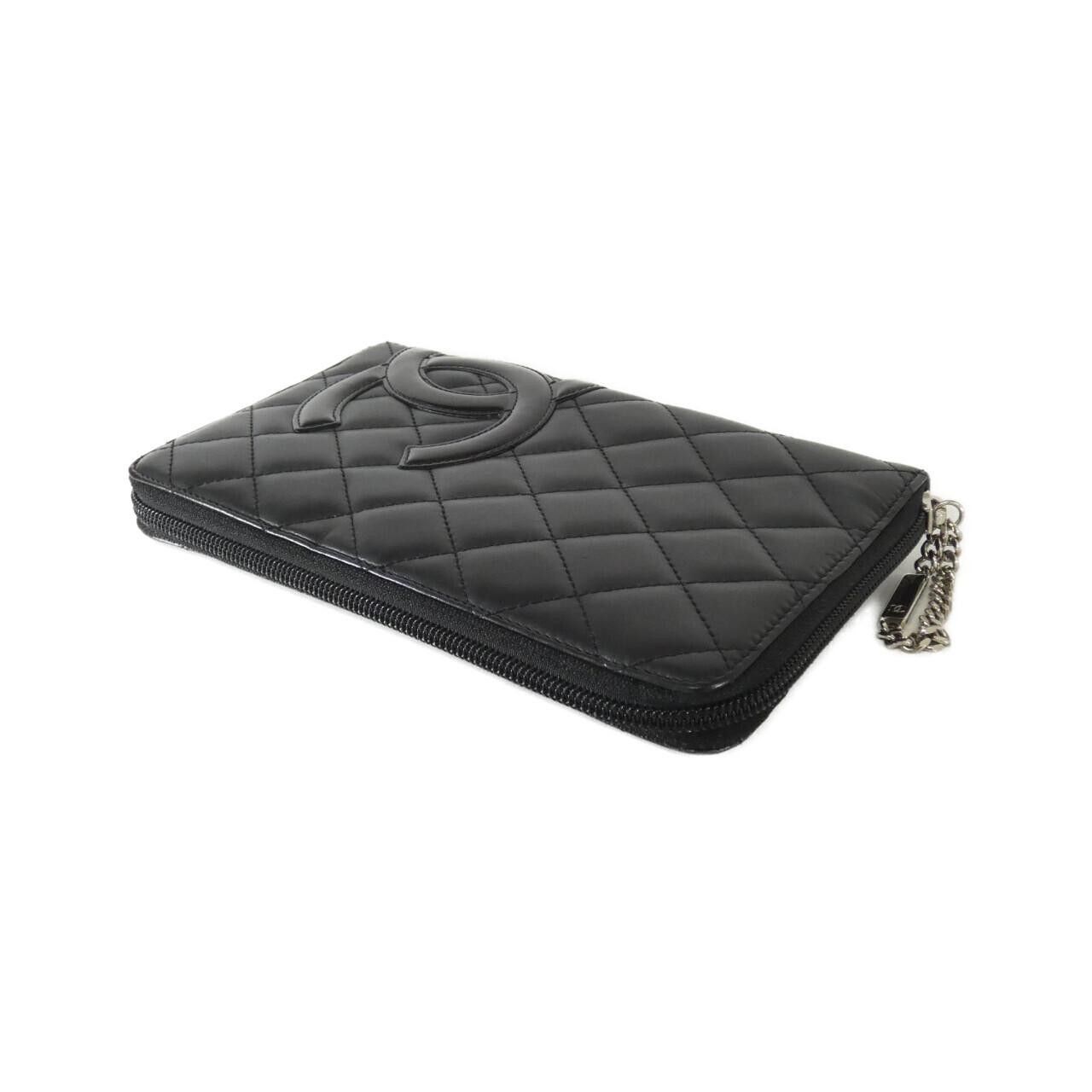 Chanel Chanel Chanel Cambon Line Calfskin Long Wallet Leather Long Wallet 26710 DUTY FREE for USA Size ONE SIZE - 3 Thumbnail