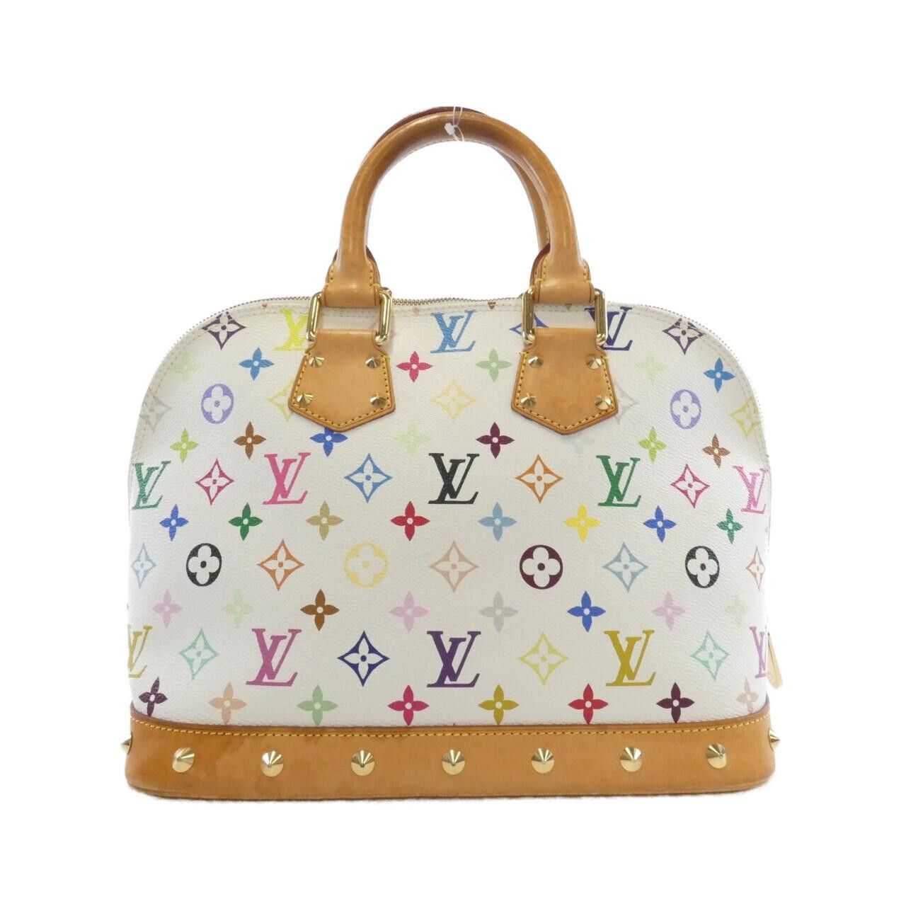 Louis Vuitton Louis Vuitton Louis Vuitton Alma Coated Canvas Handbag Textile Handbag M92647 DUTY FREE for USA Size ONE SIZE - 2 Thumbnail