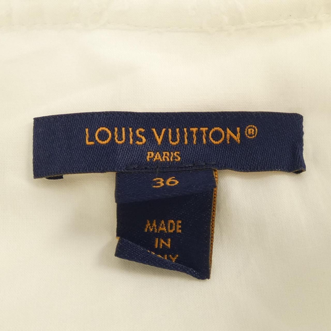 Louis Vuitton Louis Vuitton Louis Vuitton Monogram Fil Coupe Shirt Textile Dress Shirt FPBL06UM7 DUTY FREE for USA Size ONE SIZE - 4 Thumbnail