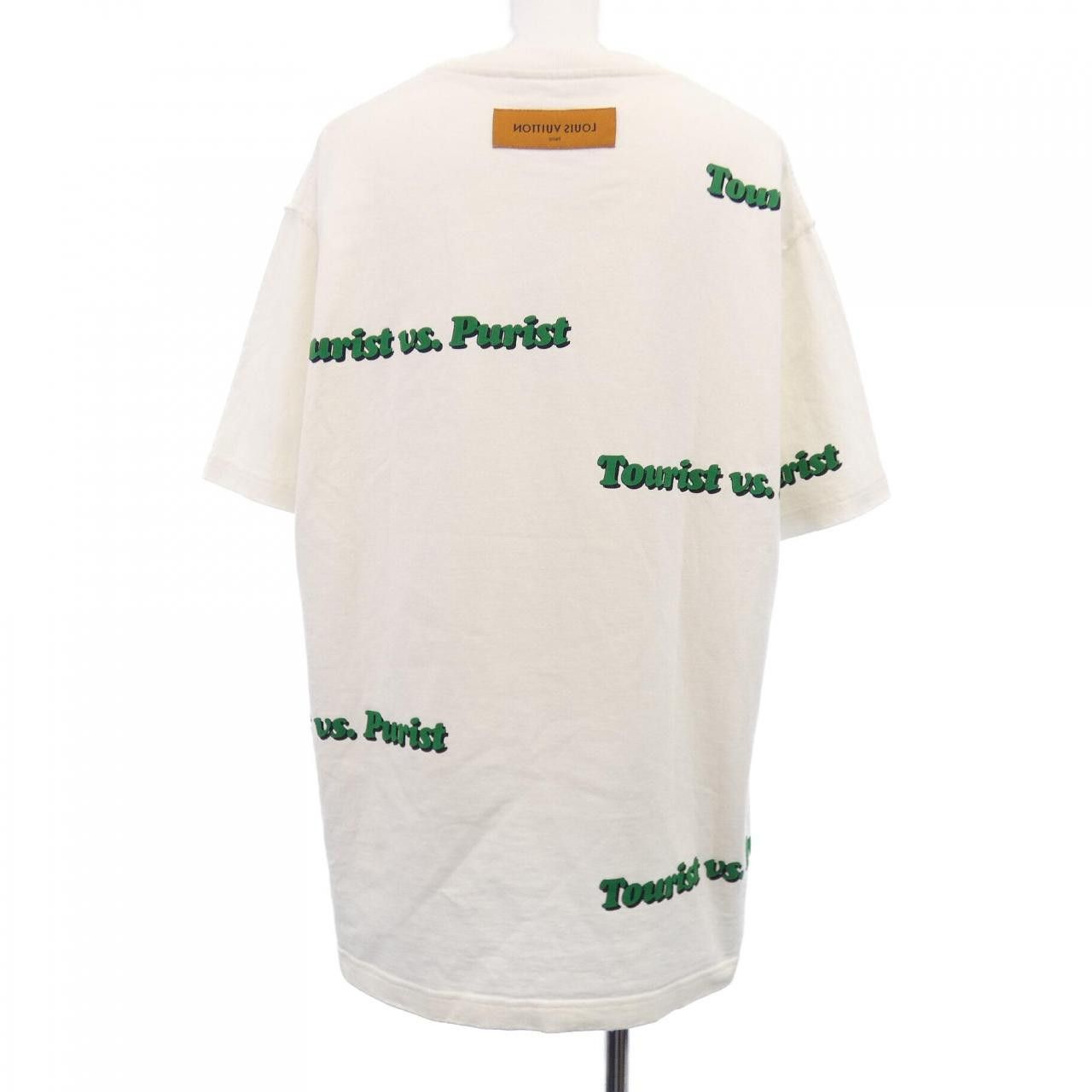Louis Vuitton Louis Vuitton Louis Vuitton Tourist vs Purist Printed Cotton T Shirt Textile T-Shirts HLY85WNPL DUTY FREE for USA Size ONE SIZE - 2 Thumbnail