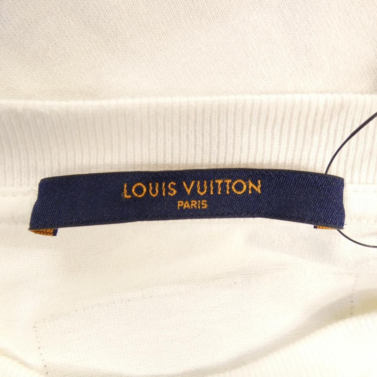 Louis Vuitton Louis Vuitton Louis Vuitton Tourist vs Purist Printed Cotton T Shirt Textile T-Shirts HLY85WNPL DUTY FREE for USA Size ONE SIZE - 4 Thumbnail