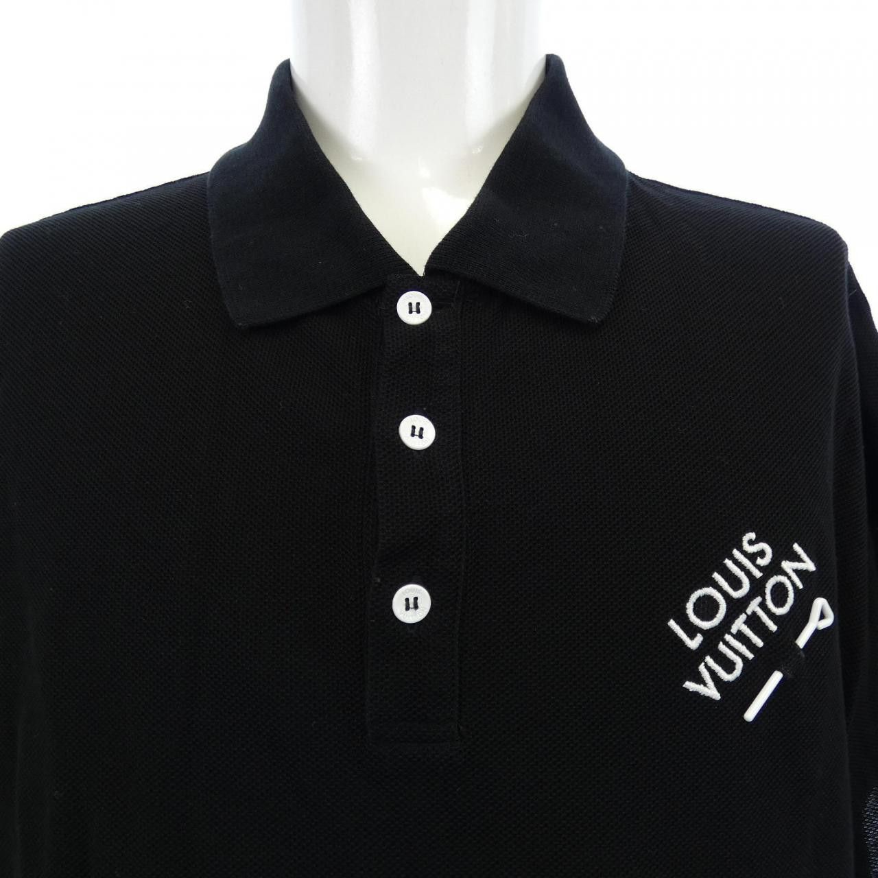 Louis Vuitton Louis Vuitton Louis Vuitton Signature Polo With Embroidery Cotton Polo Shirt Textile Tops HNY58WJ64 DUTY FREE for USA Size ONE SIZE - 5 Thumbnail