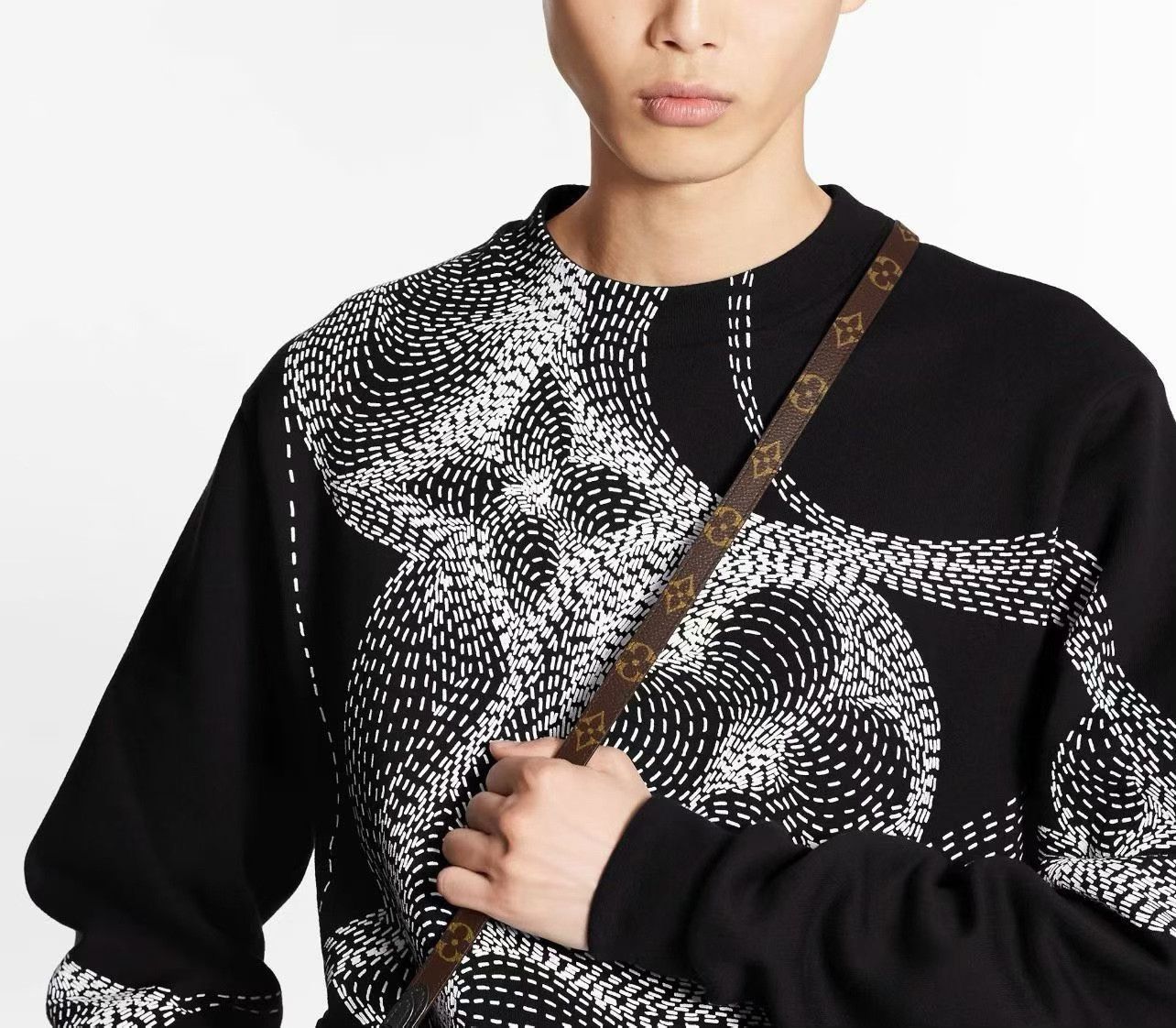Louis Vuitton Louis Vuitton Floral Print Crewneck Sweatshirt Size US L / EU 52-54 / 3 - 6 Thumbnail