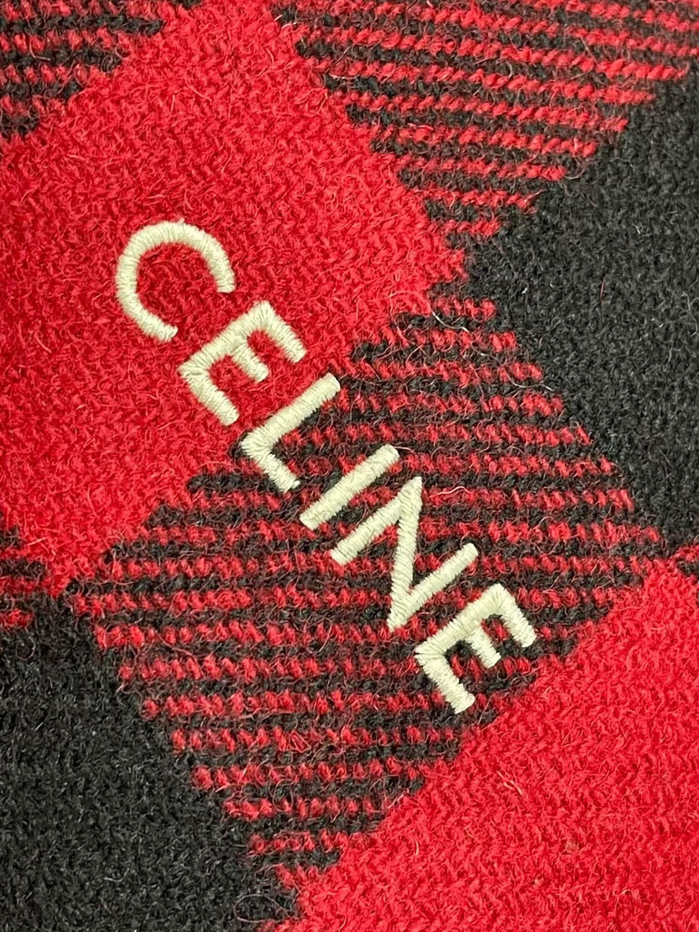 Celine Celine Men's Red Letter Print Zip Jacket Size US M / EU 48-50 / 2 - 4 Thumbnail