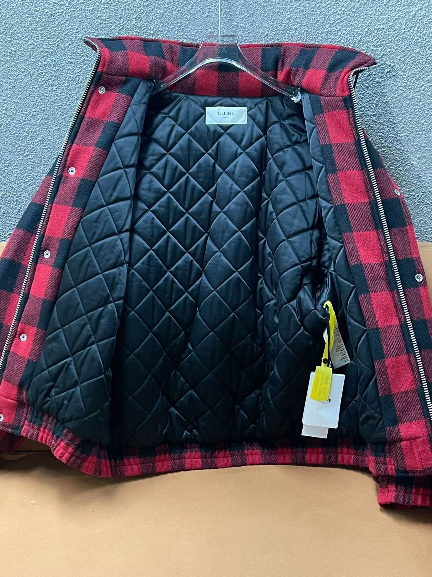 Celine Celine Men's Red Letter Print Zip Jacket Size US M / EU 48-50 / 2 - 3 Thumbnail