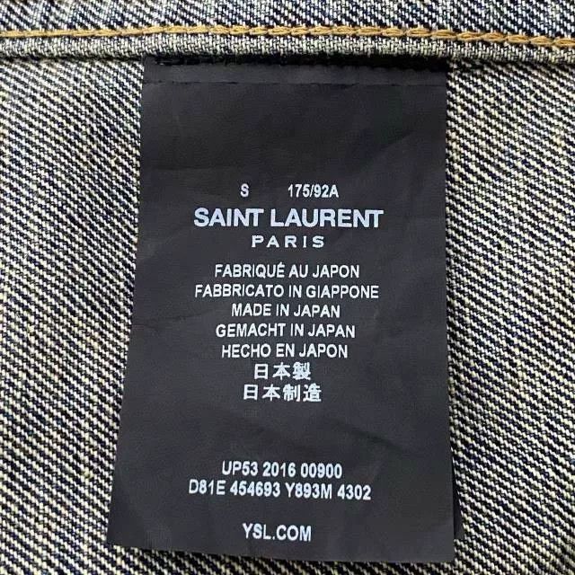 Saint Laurent Paris Saint Laurent Limited Denim Jacket Size US M / EU 48-50 / 2 - 4 Thumbnail