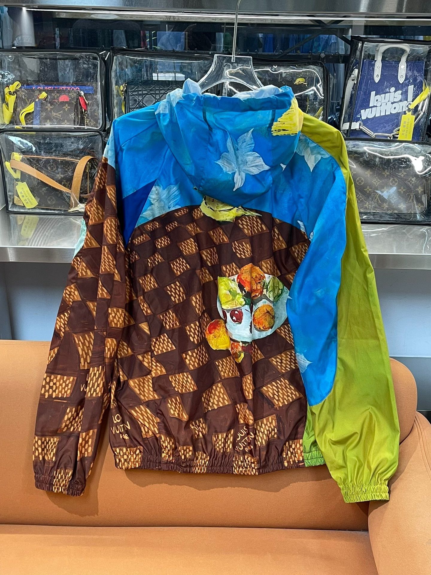 Louis Vuitton Louis Vuitton FW23 Printed Zip Windbreaker Men's Size US M / EU 48-50 / 2 - 2 Thumbnail