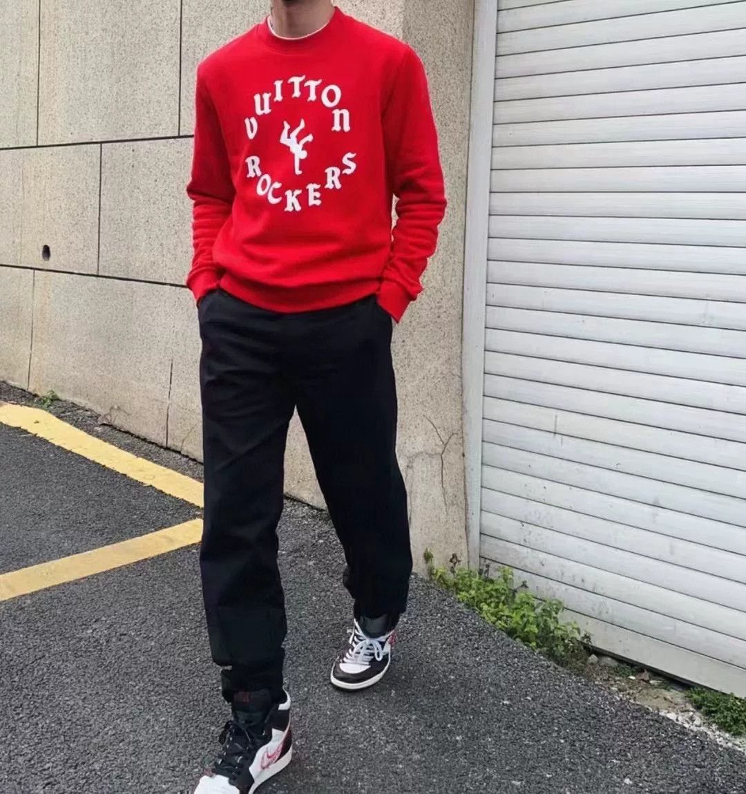 Louis Vuitton Louis Vuitton SS22 Letter Print Crewneck Sweatshirt Size US XL / EU 56 / 4 - 6 Thumbnail