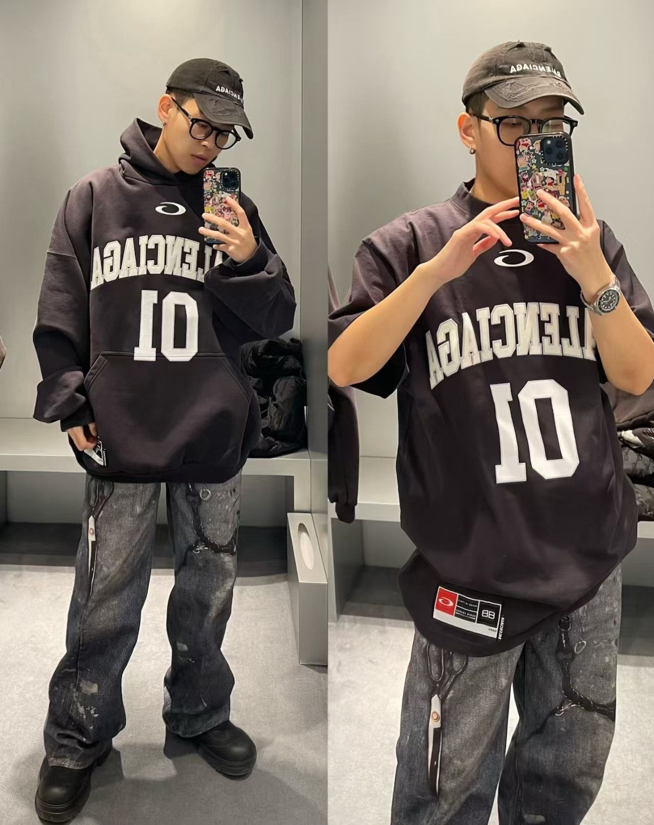 Balenciaga Balenciaga SS25 Basketball Logo Hoodie Size US S / EU 44-46 / 1 - 7 Thumbnail
