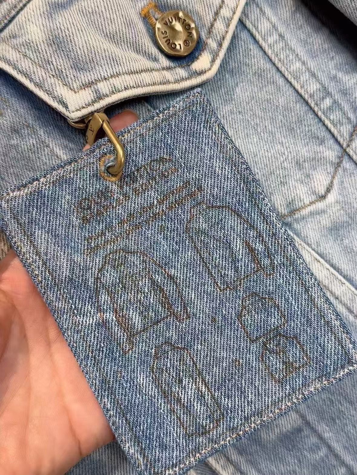 Louis Vuitton Louis Vuitton Casual Denim Jacket Size US S / EU 44-46 / 1 - 6 Thumbnail