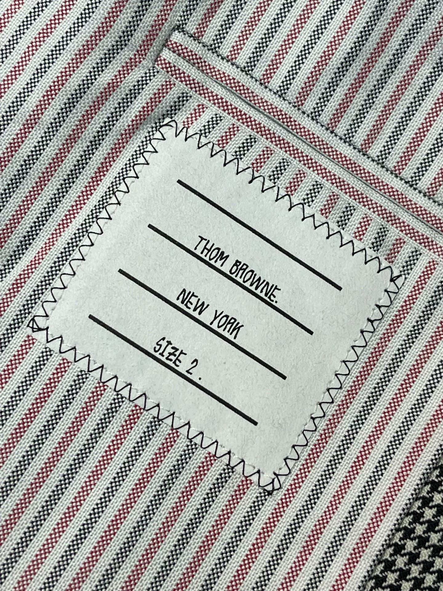 Thom Browne TB Wool Knit Houndstooth Jacket Size US M / EU 48-50 / 2 - 5 Thumbnail
