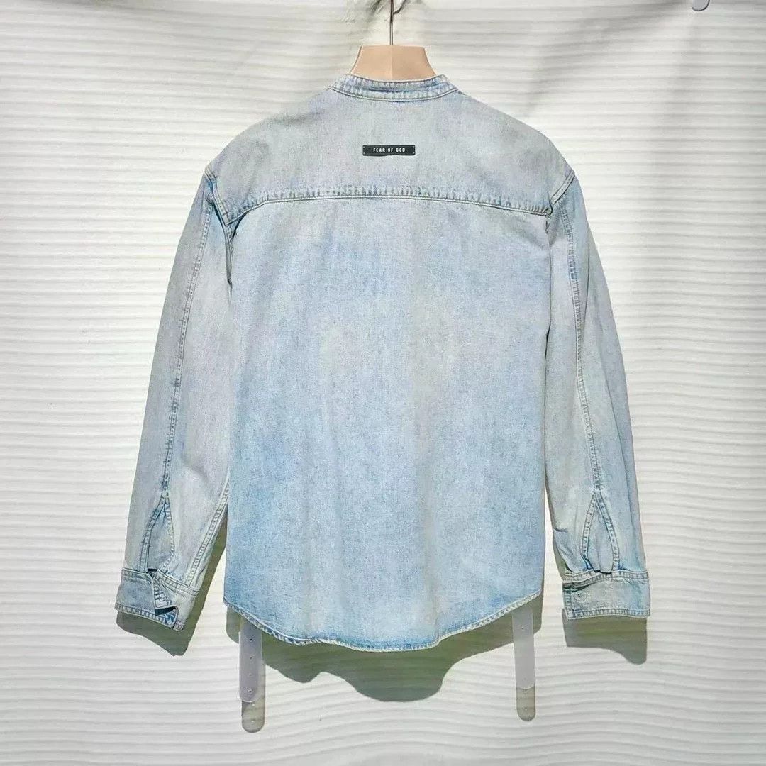 Fear of God Fear of God Vintage Denim Shirt Size US S / EU 44-46 / 1 - 2 Thumbnail