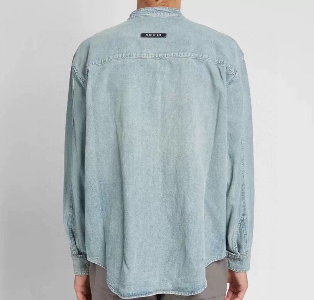 Fear of God Fear of God Vintage Denim Shirt Size US S / EU 44-46 / 1 - 8 Thumbnail