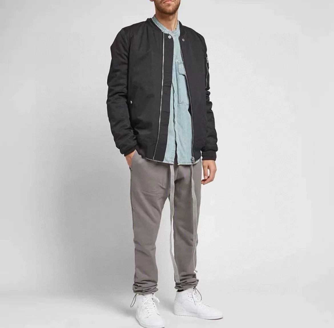 Fear of God Fear of God Vintage Denim Shirt Size US S / EU 44-46 / 1 - 9 Thumbnail
