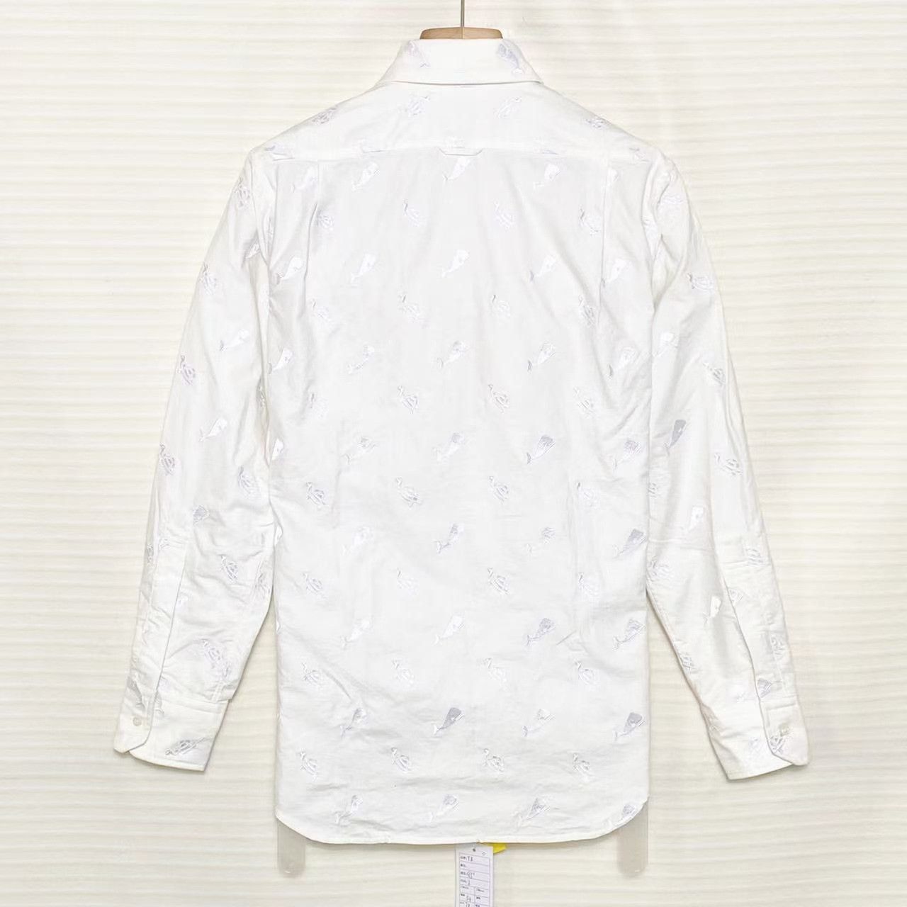 Thom Browne TB Embroidered Shirt Size 2 Size US M / EU 48-50 / 2 - 2 Thumbnail