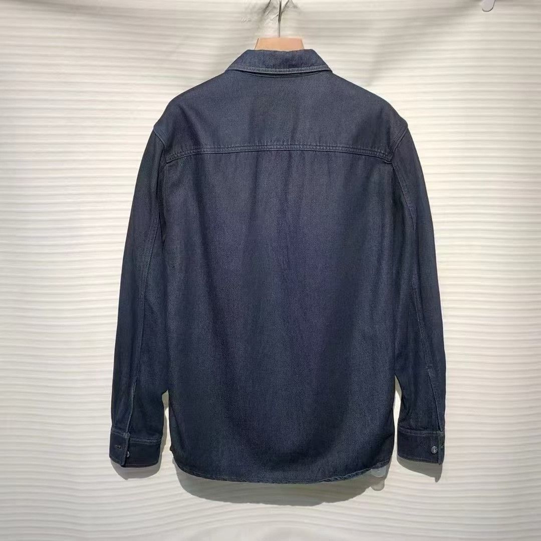 Valentino Valentino Big Logo Denim Shirt Jacket Size US M / EU 48-50 / 2 - 2 Thumbnail