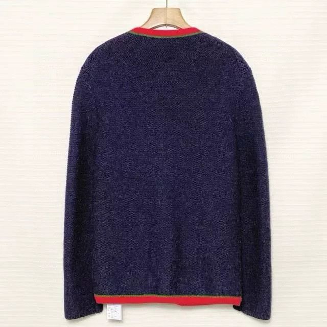 Gucci Gucci x NY Yankees Logo Wool Sweater Size US XL / EU 56 / 4 - 2 Thumbnail