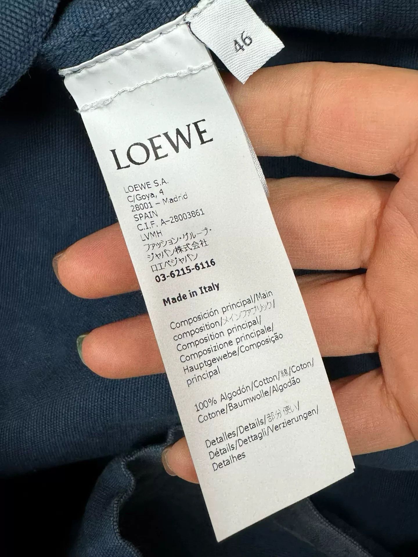 Loewe Loewe Denim Workwear Jacket Size US S / EU 44-46 / 1 - 7 Thumbnail