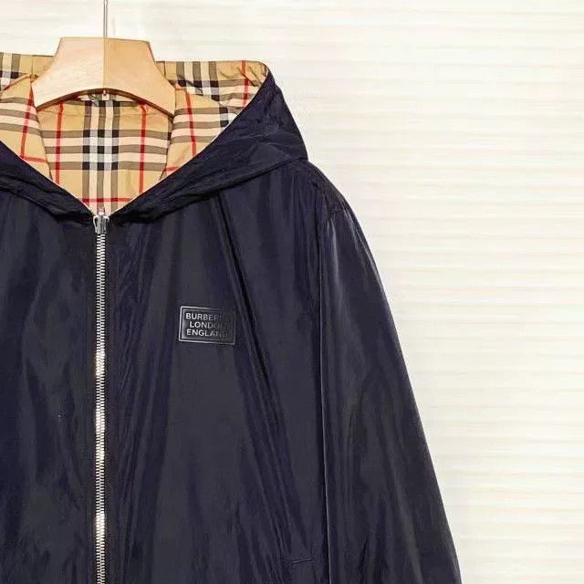 Burberry Burberry Vintage Reversible Check Hooded Jacket Size US M / EU 48-50 / 2 - 6 Thumbnail