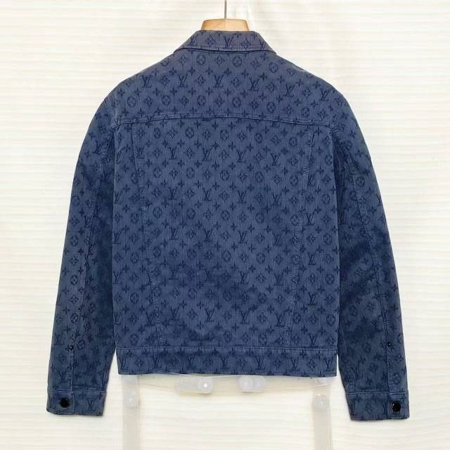 Louis Vuitton LV Denim Jacket Monogram Print Size US M / EU 48-50 / 2 - 2 Thumbnail