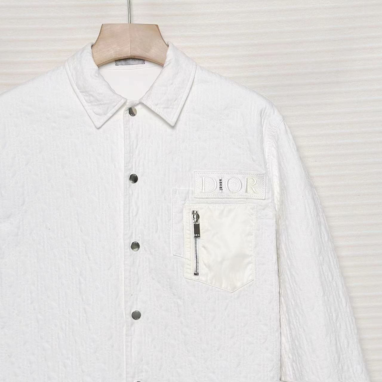 Sacai DIOR x Sacai Collab Embroidered Shirt Jacket Size US S / EU 44-46 / 1 - 3 Thumbnail