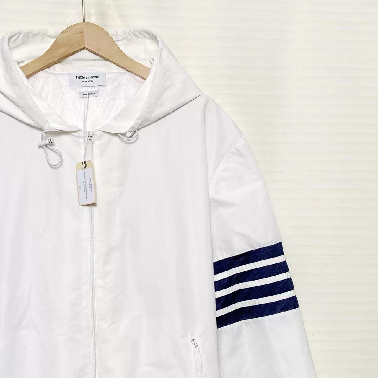 Thom Browne Thom Browne 4-Stripe Hooded Zip Jacket Size US XXL / EU 58 / 5 - 3 Thumbnail